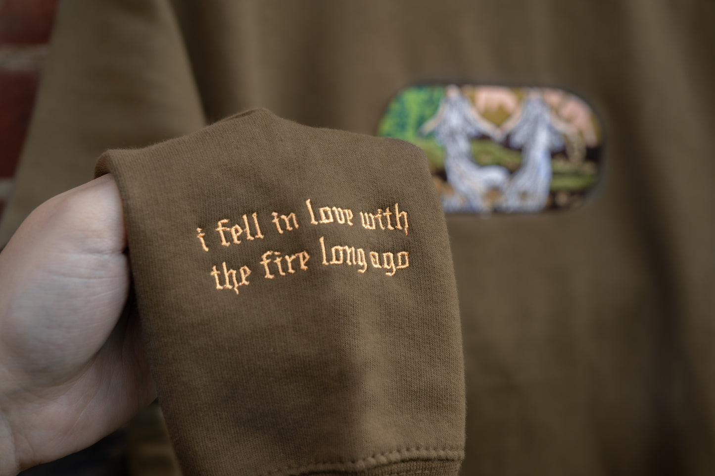 The Would That I Embroidered Sweatshirt / Cotton Tee / Hoodie