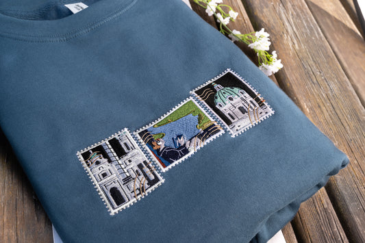 The Vienna Embroidered Sweatshirt / Cotton Tee / Hoodie