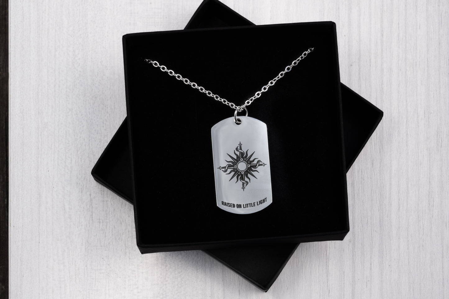 The Northern Attitude Double Sided Dog Tag Necklace