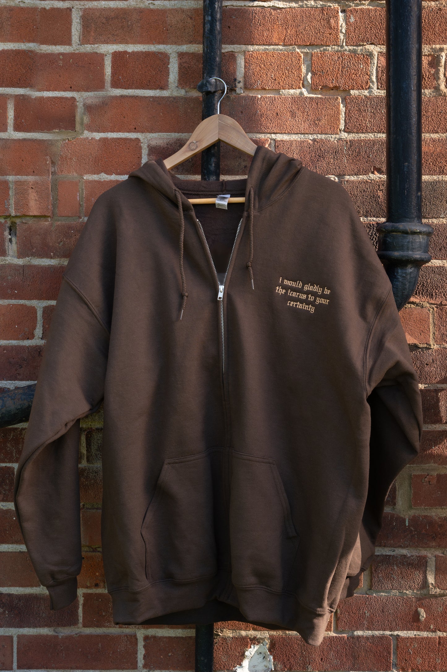 The Sunlight Embroidered Zip Up Hoodie