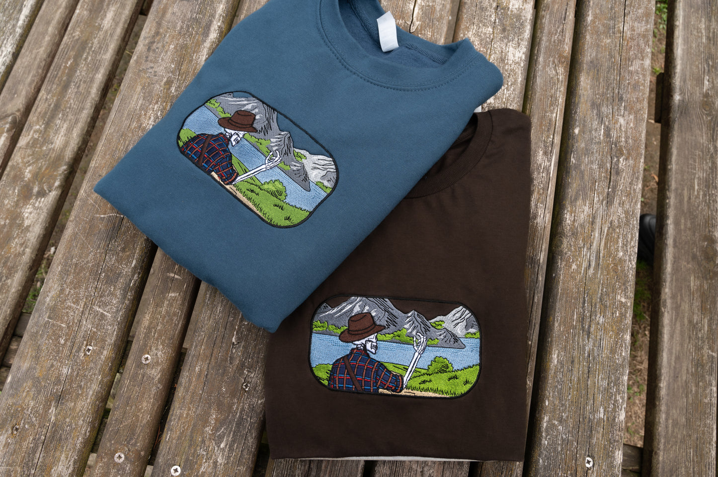 The Ends of The Earth Embroidered Sweatshirt / Cotton Tee / Hoodie