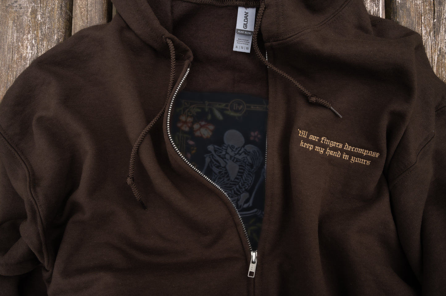 The Everywhere, Everything Embroidered Zip Up Hoodie