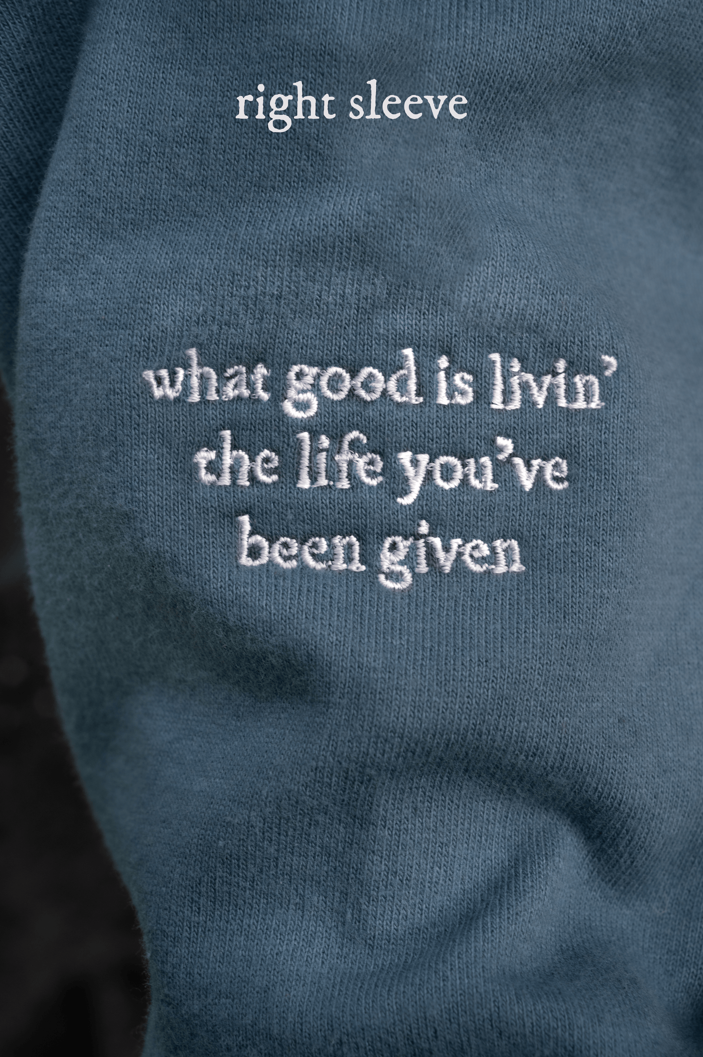 The Ends of The Earth Embroidered Sweatshirt / Cotton Tee / Hoodie