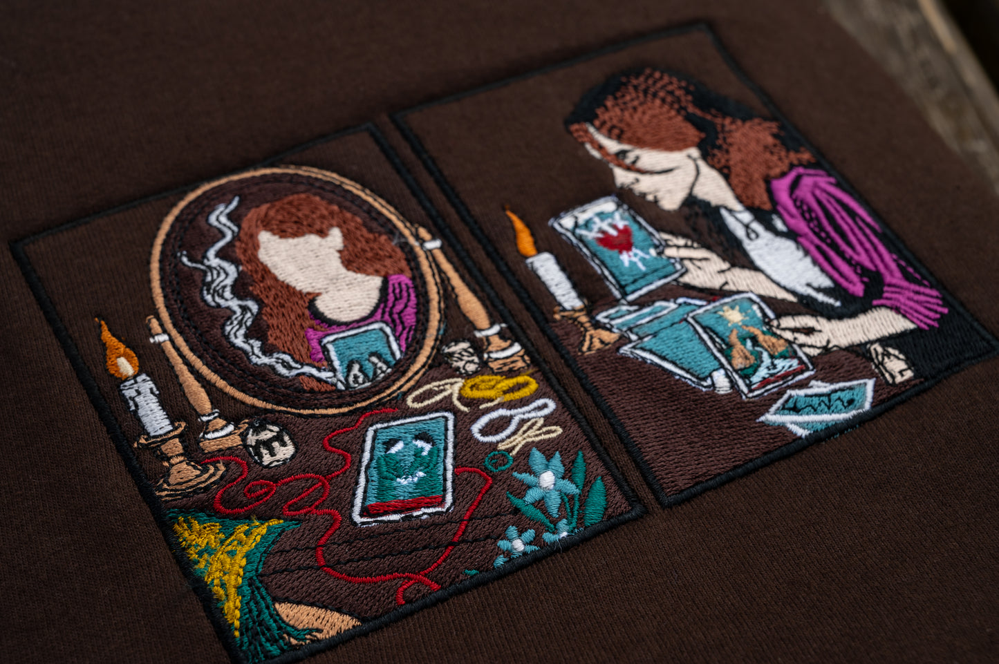 The Silver Springs Embroidered Sweatshirt / Cotton Tee / Hoodie