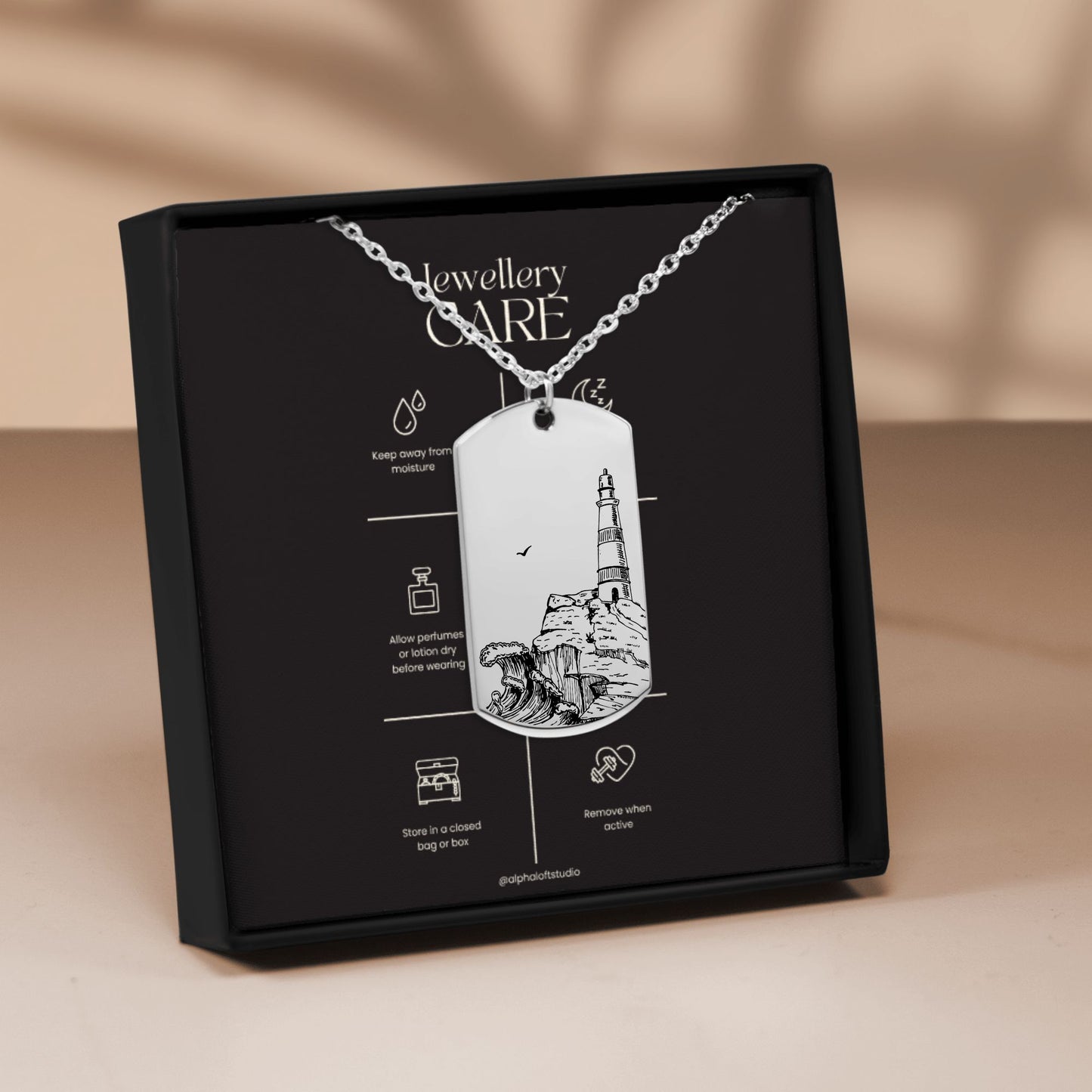The Maine Double Sided Dog Tag