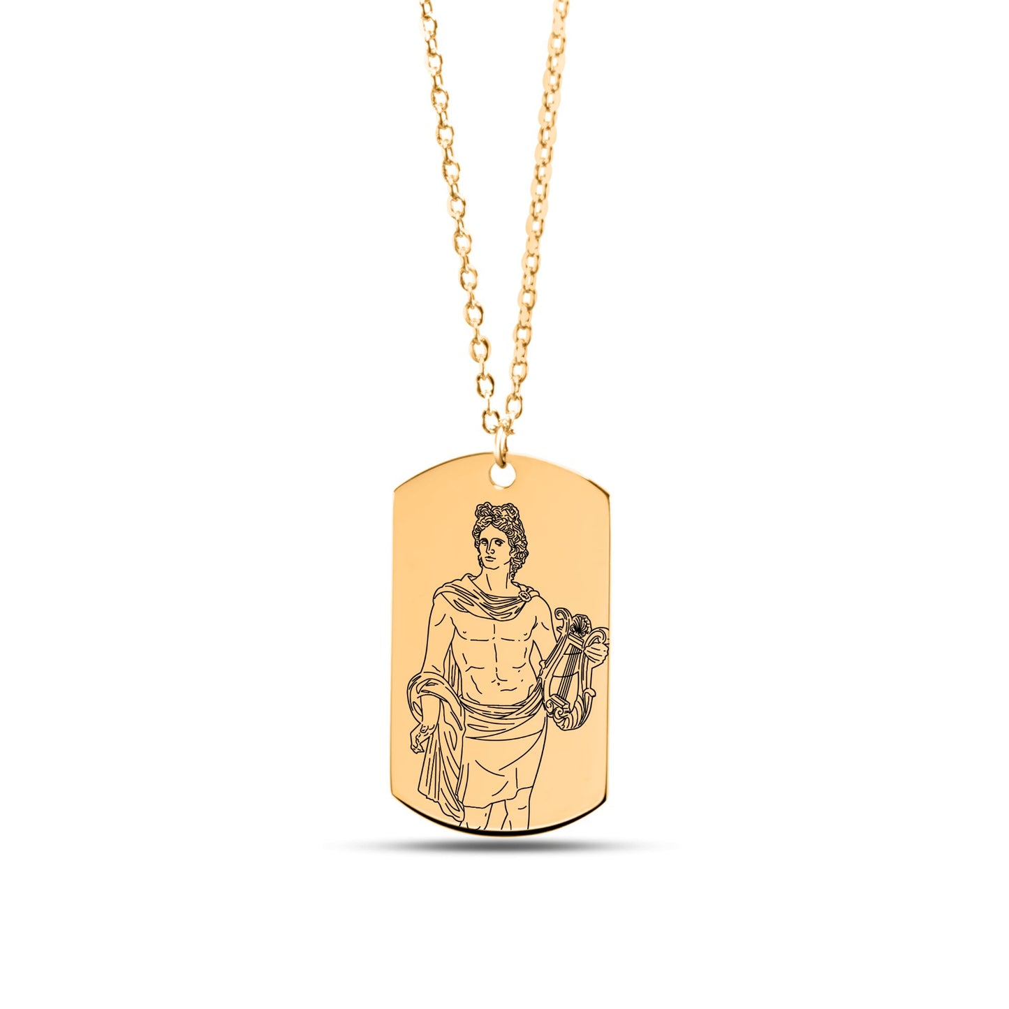 The Apollo Double Sided Engraved Dog Tag