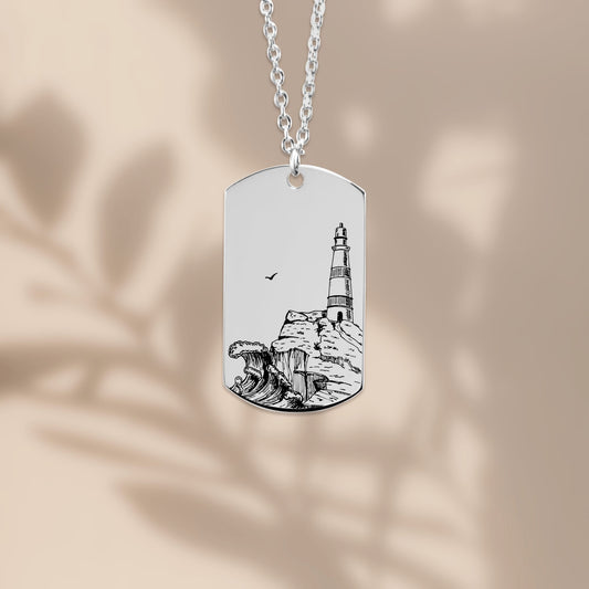 The Maine Double Sided Dog Tag