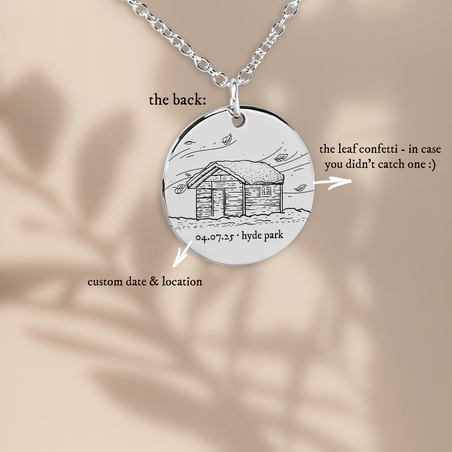 Double Sided Custom Star Map Tour Necklace
