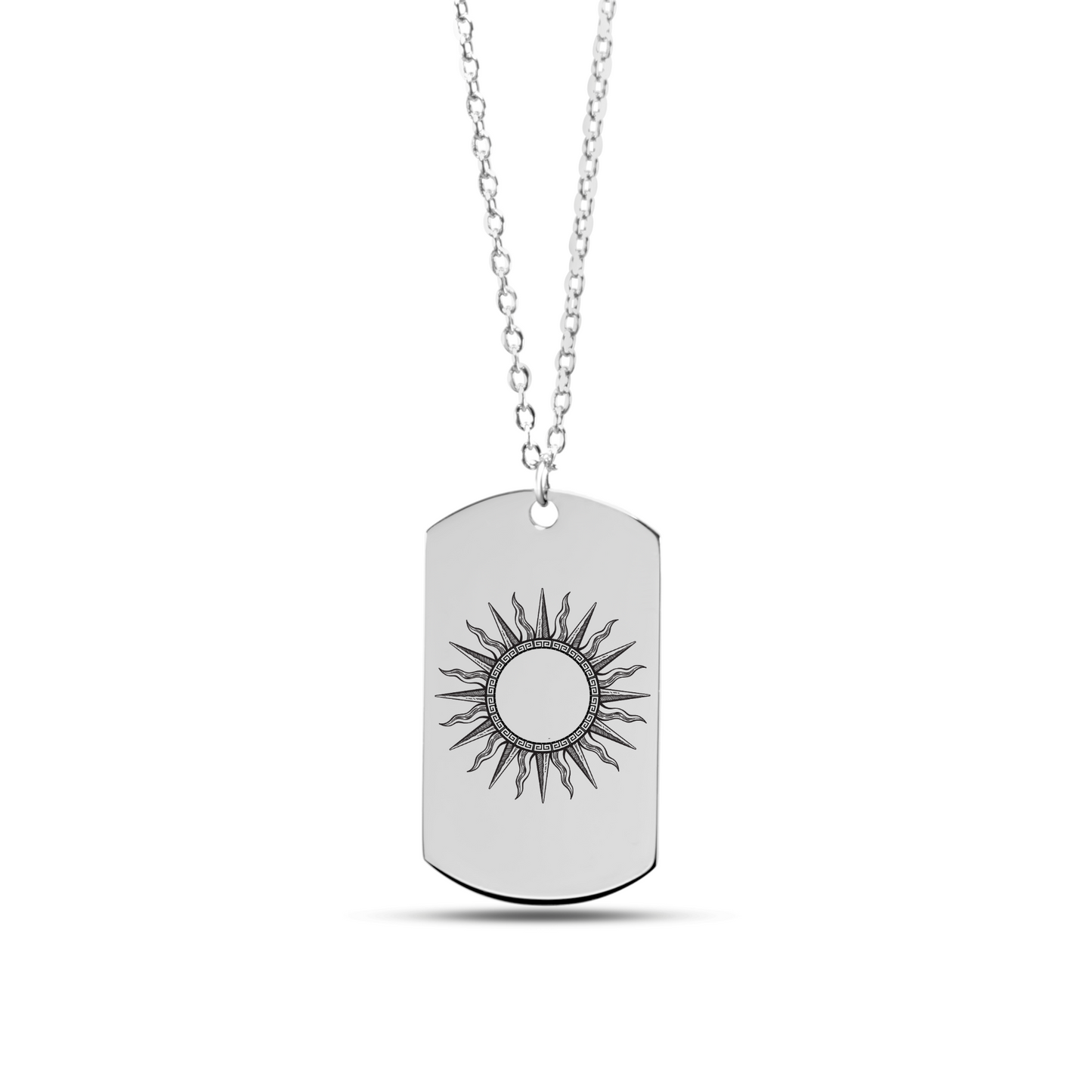 The Apollo Double Sided Engraved Dog Tag