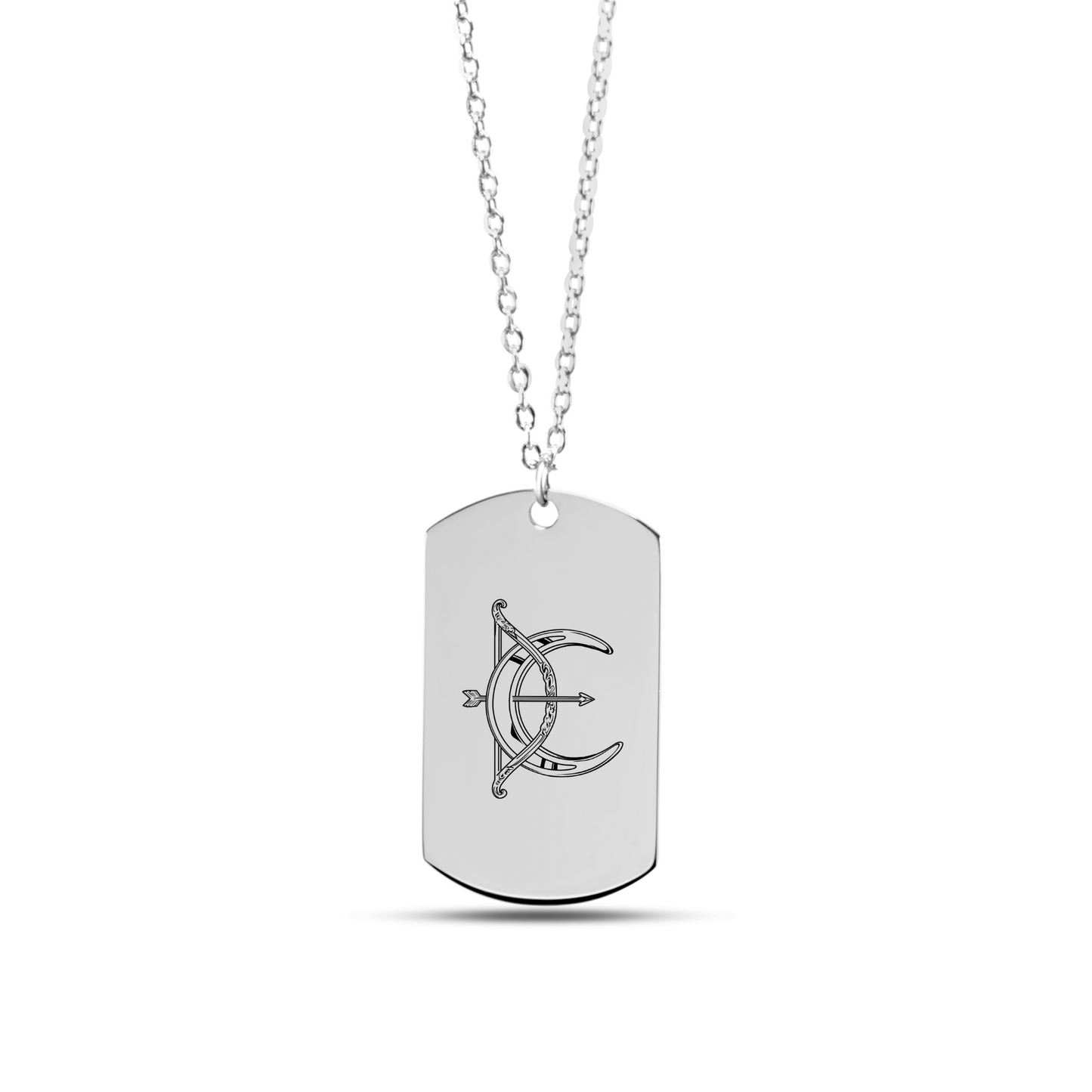 The Artemis Double Sided Engraved Dog Tag