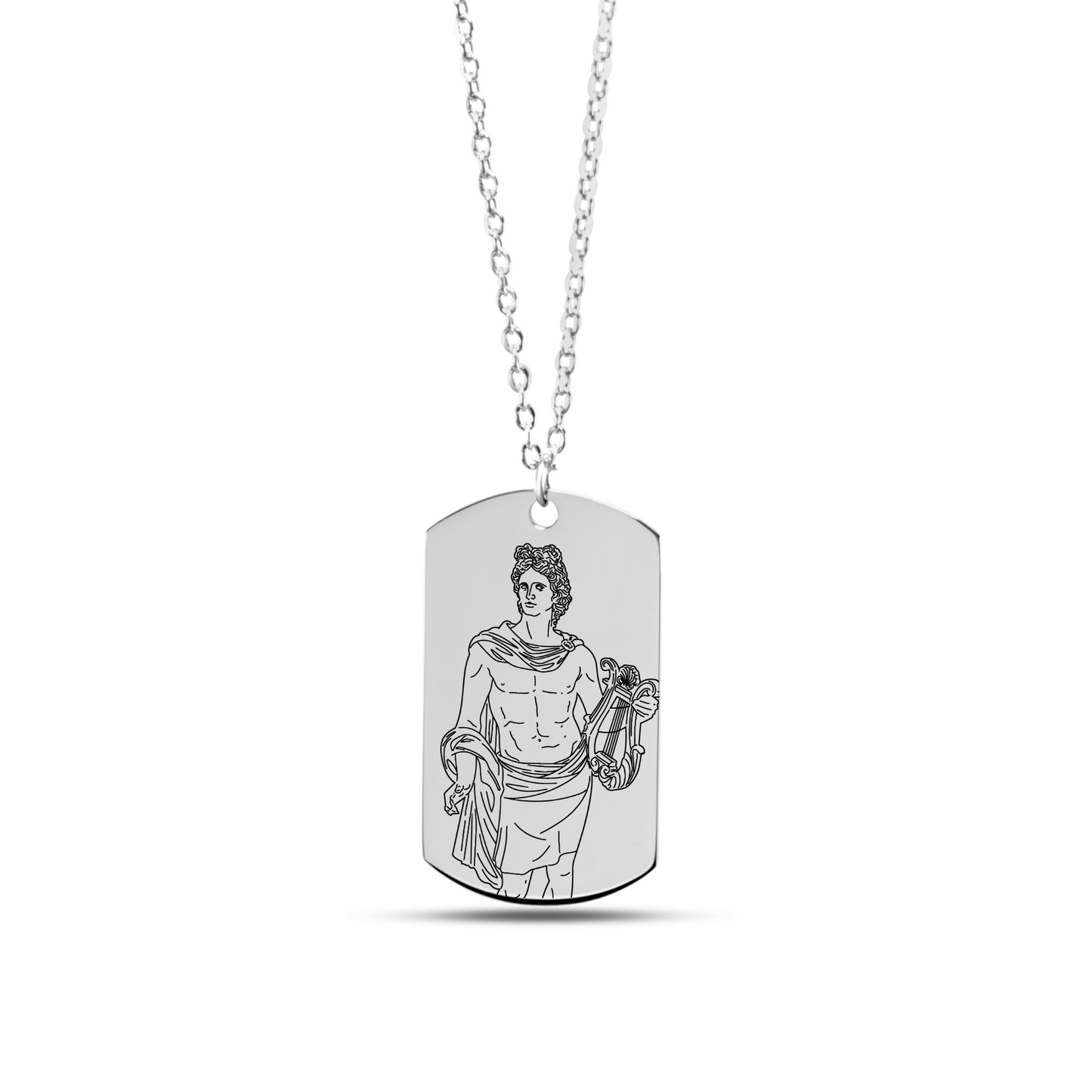 The Apollo Double Sided Engraved Dog Tag