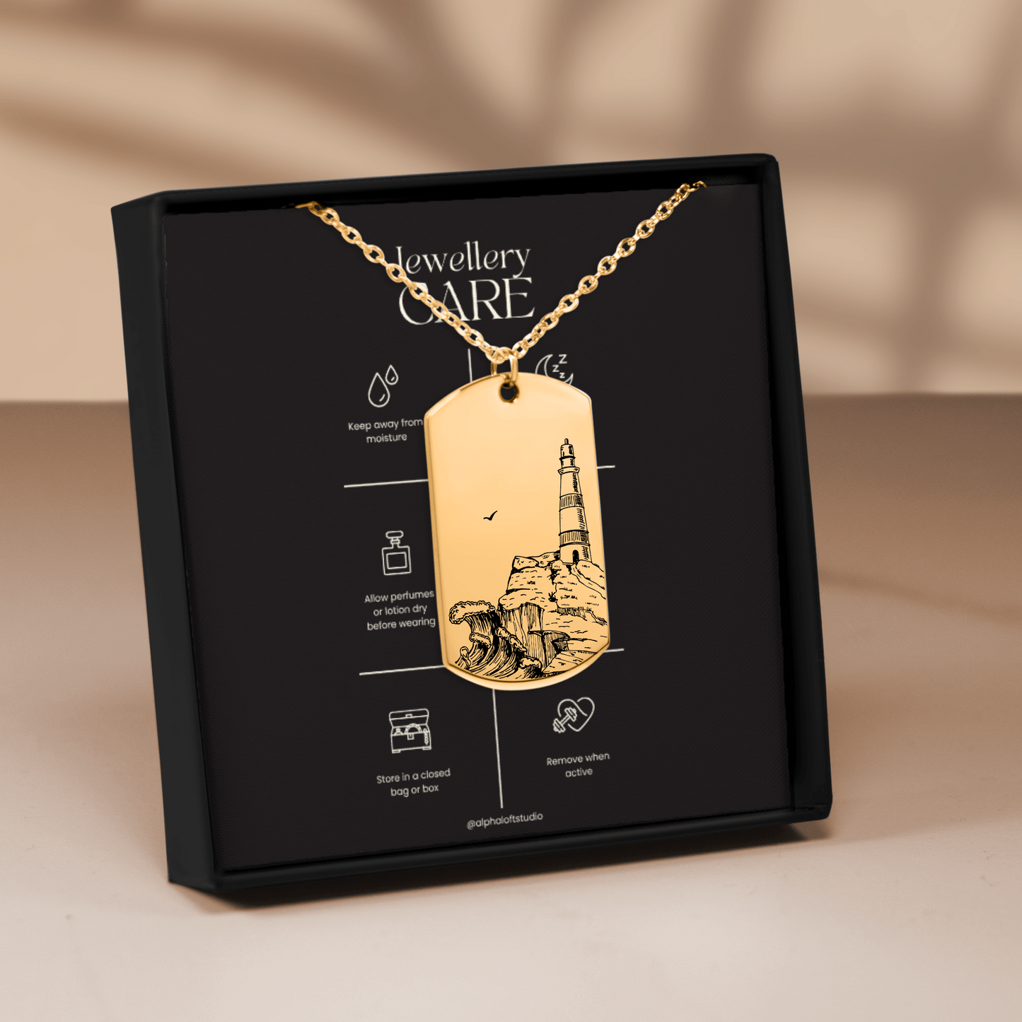 The Maine Double Sided Dog Tag