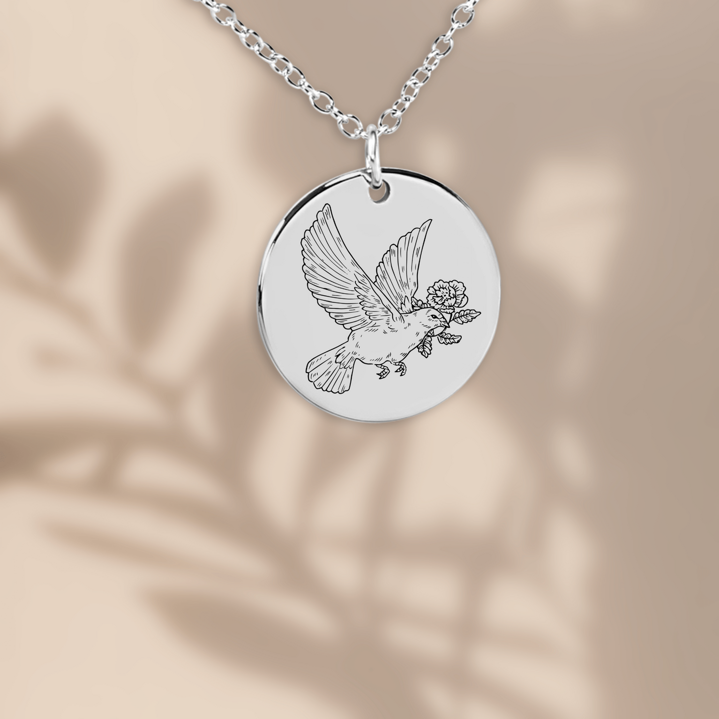 The Aphrodite Double Sided Engraved Coin Necklace