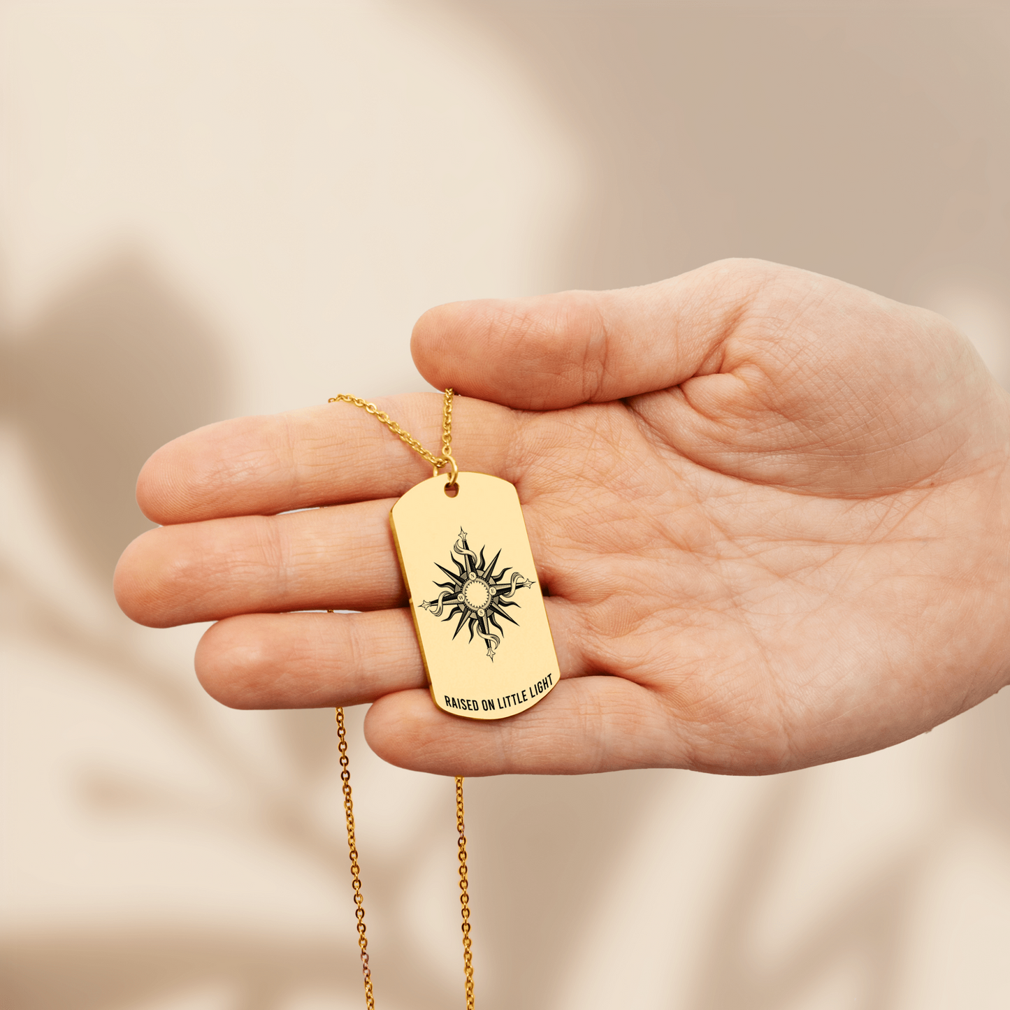 The Northern Attitude Double Sided Dog Tag Necklace
