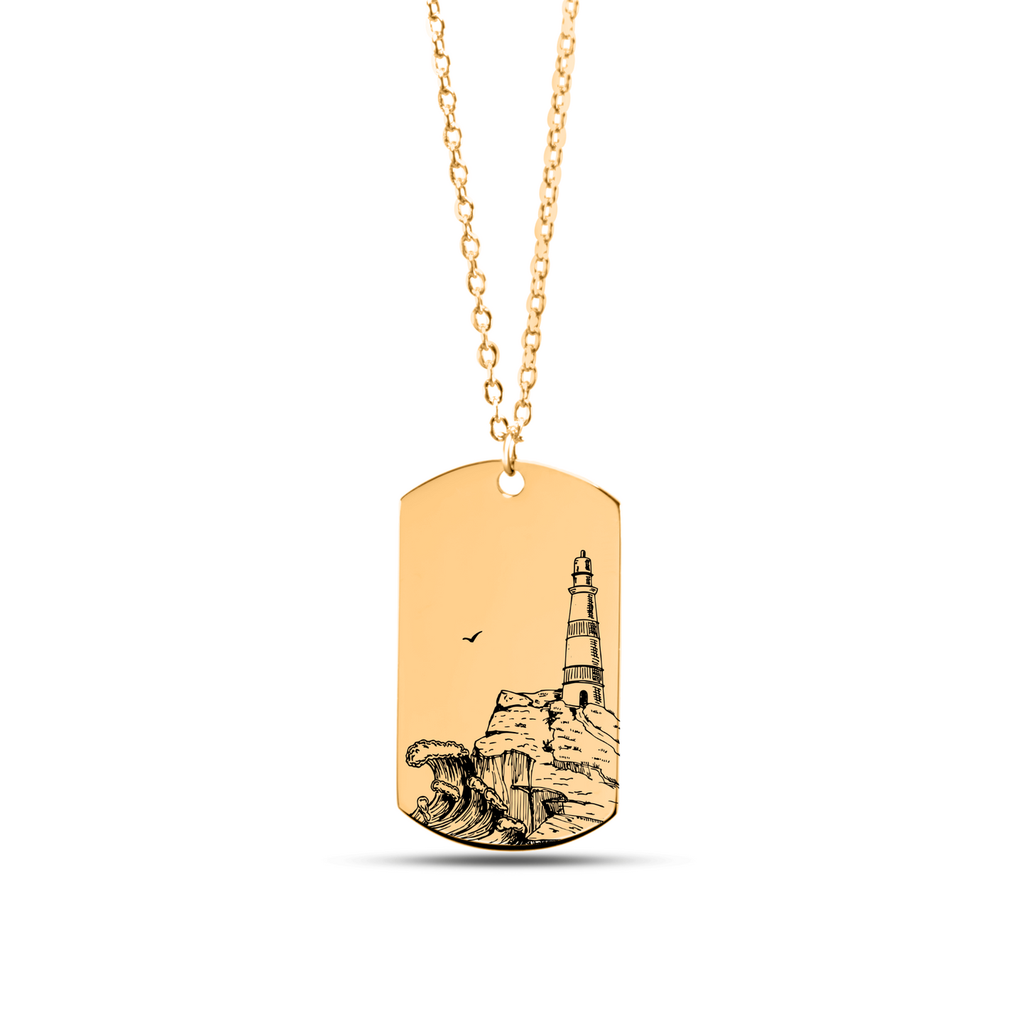 The Maine Double Sided Dog Tag