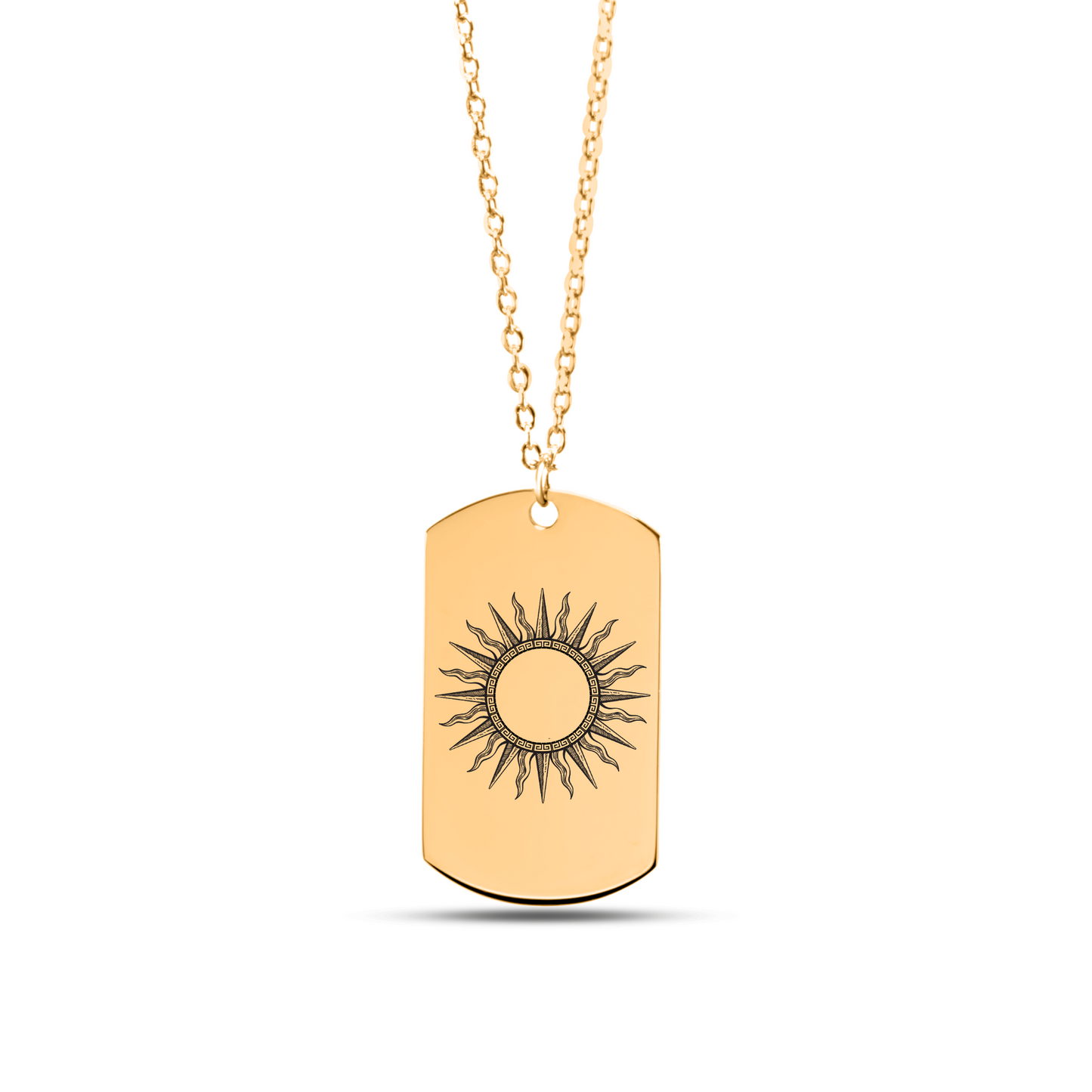 The Apollo Double Sided Engraved Dog Tag
