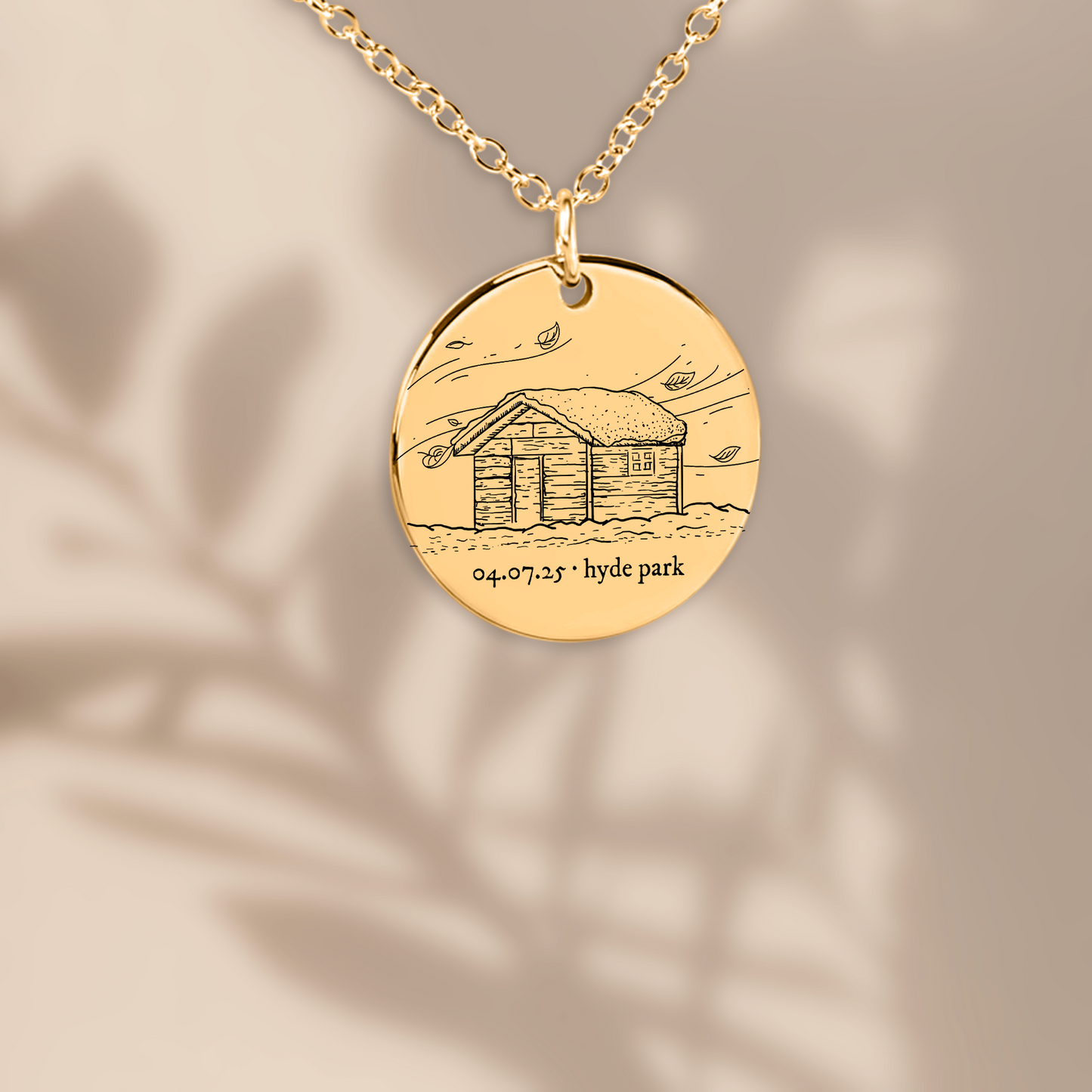 Double Sided Custom Star Map Tour Necklace