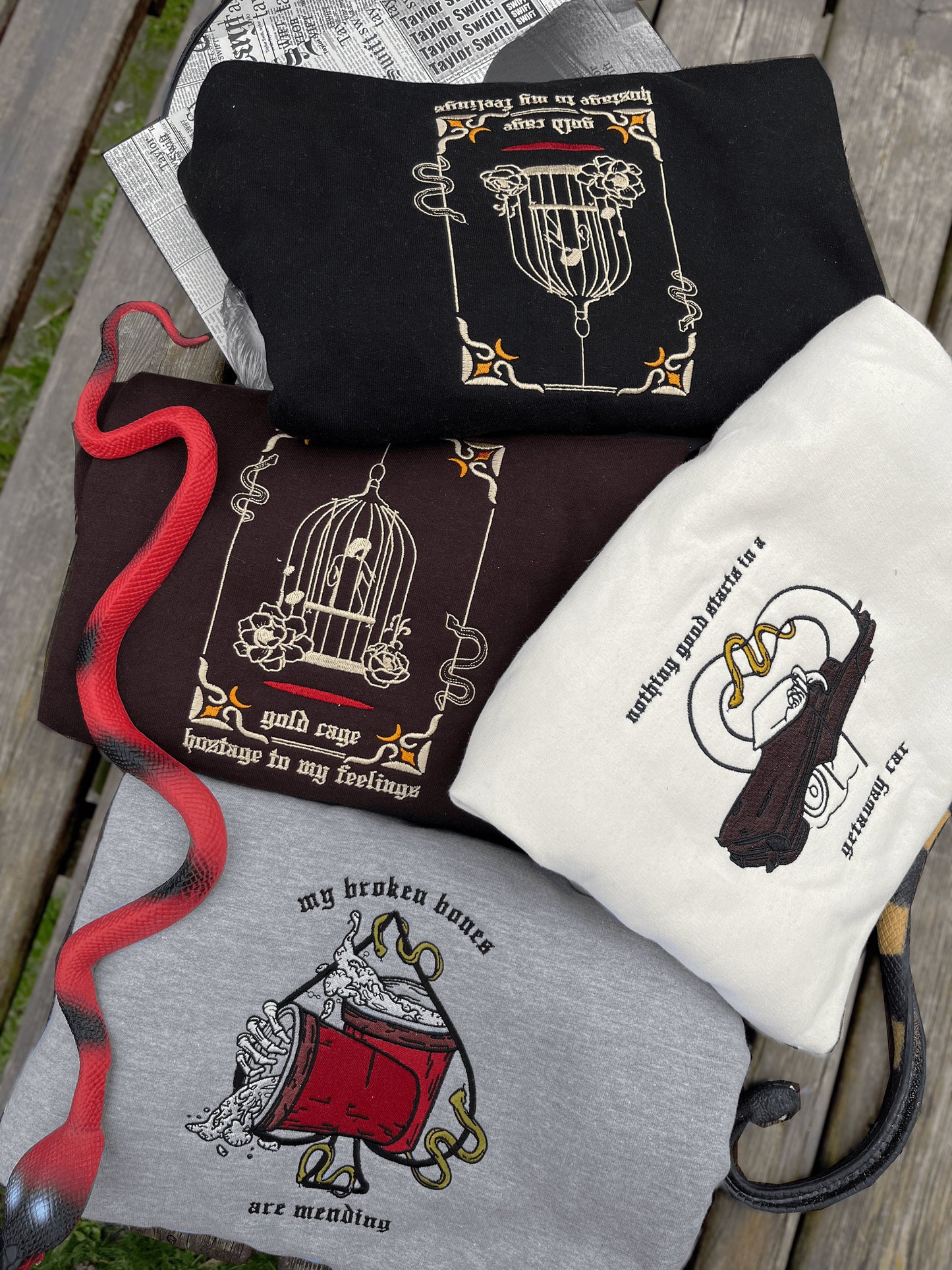 The So It Goes Embroidered Sweatshirt
