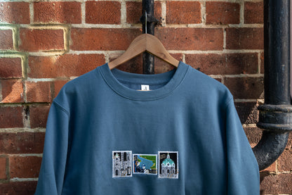 The Vienna Embroidered Sweatshirt / Cotton Tee / Hoodie