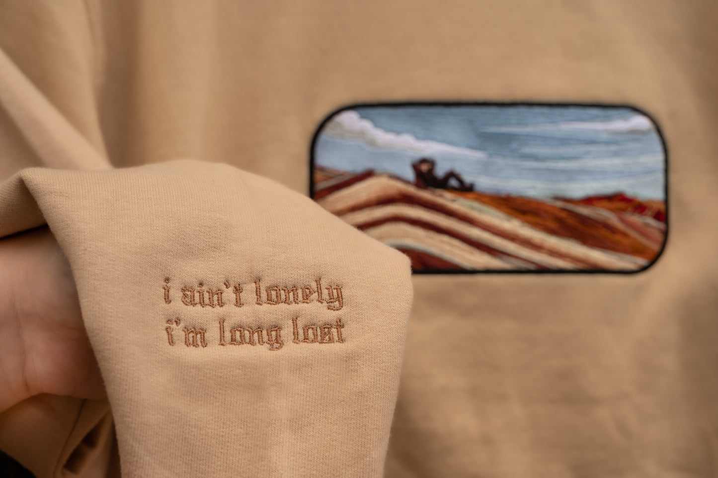 The Long Lost Embroidered Sweatshirt / Cotton Tee / Hoodie