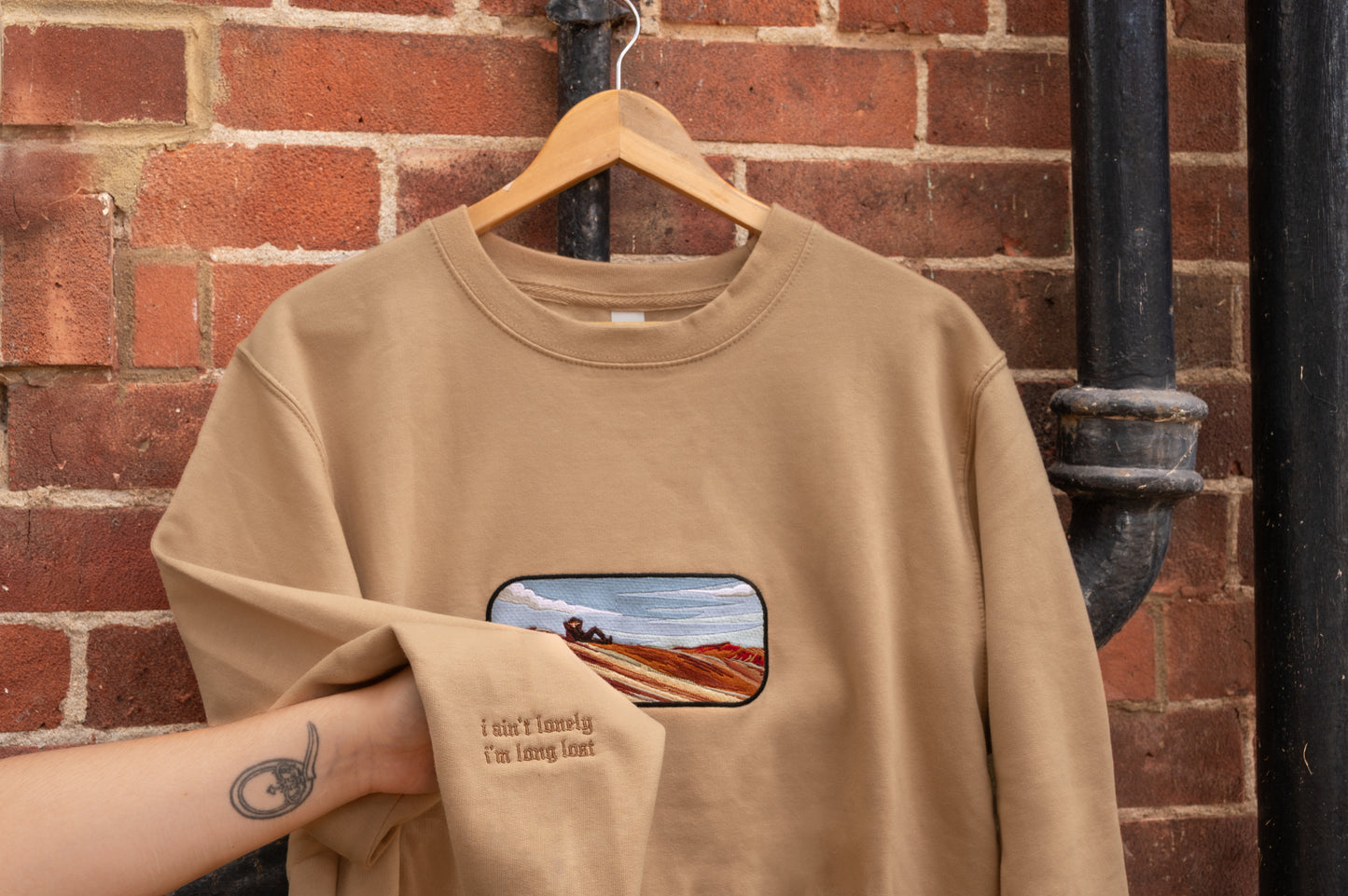 The Long Lost Embroidered Sweatshirt / Cotton Tee / Hoodie