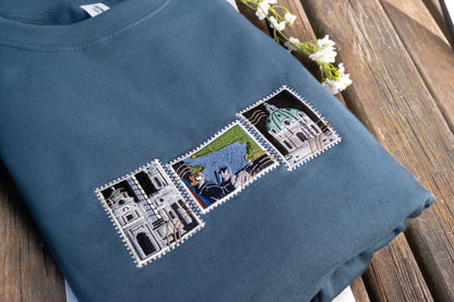 The Vienna Embroidered Sweatshirt / Cotton Tee / Hoodie