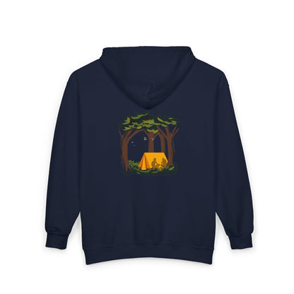 The Dan Embroidered Zip Up Hoodie