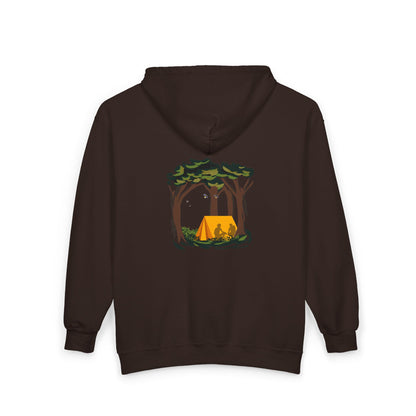 The Dan Embroidered Zip Up Hoodie