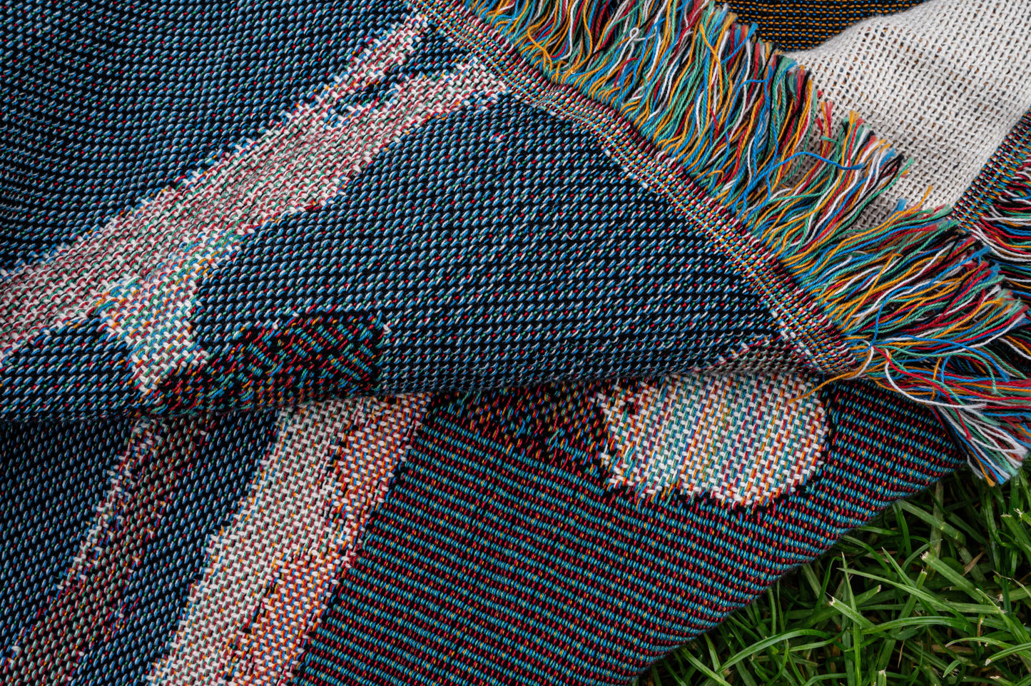 The Strange Trails Jacquard Woven Blanket
