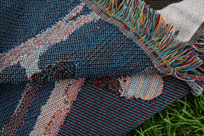 The Strange Trails Jacquard Woven Blanket