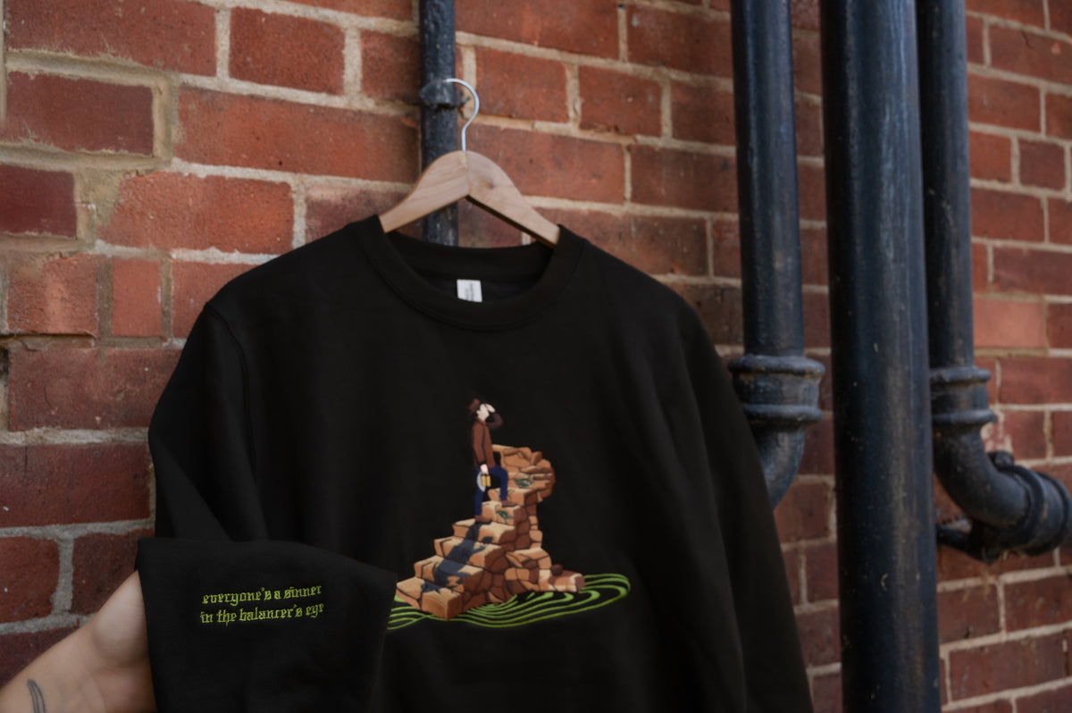 The Balancer's Eye Embroidered Sweatshirt / Cotton Tee / Hoodie