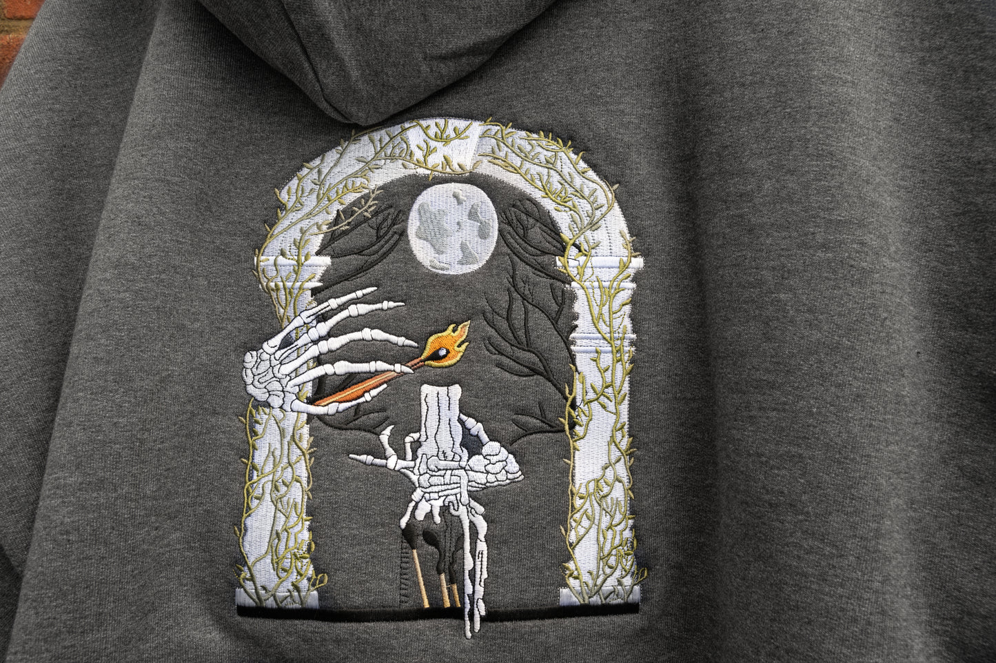 The Call Your Mom Embroidered Zip Up Hoodie
