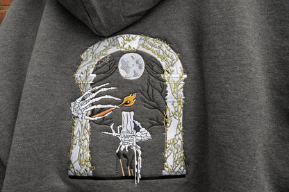 The Call Your Mom Embroidered Zip Up Hoodie