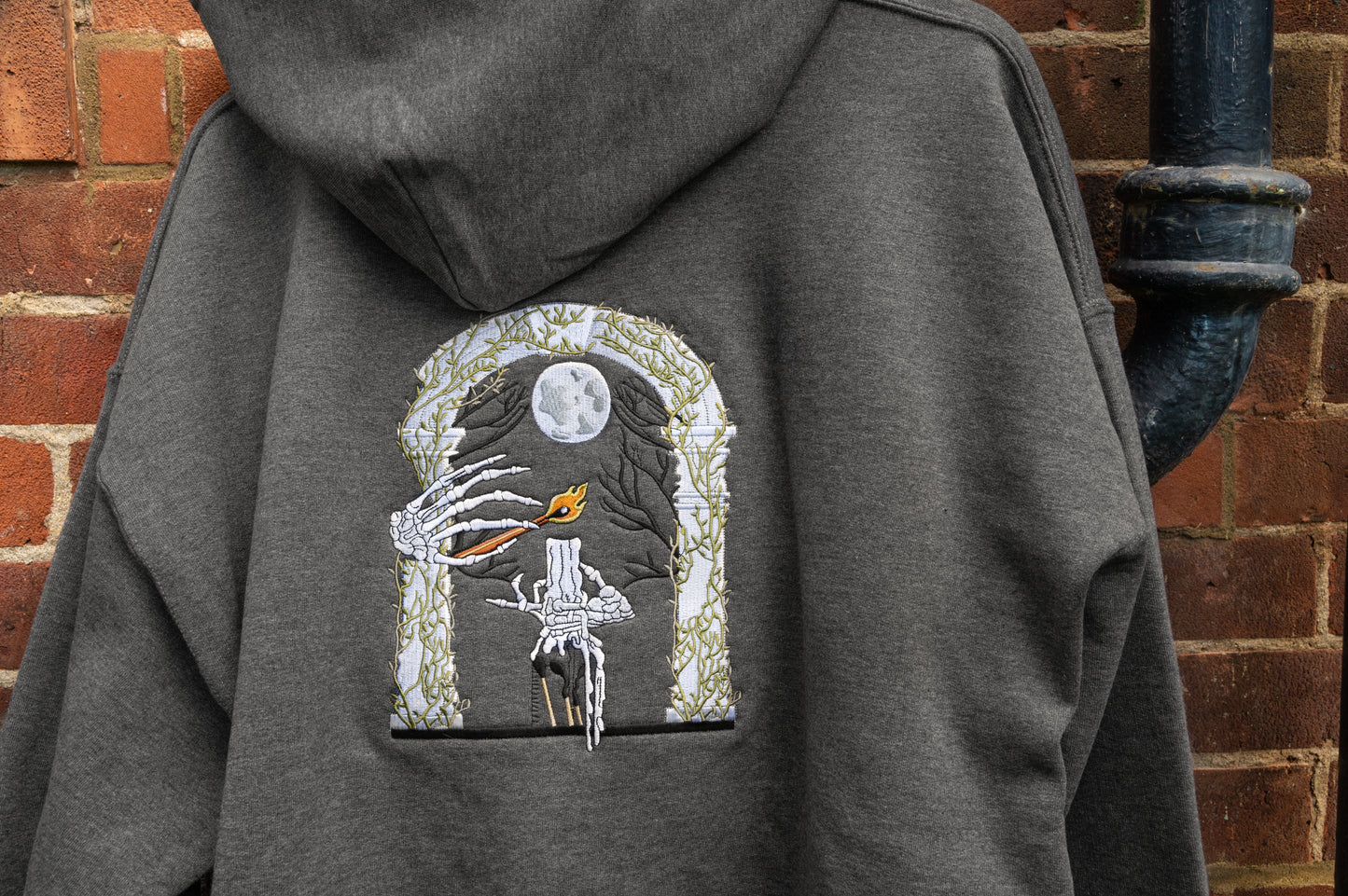 The Call Your Mom Embroidered Zip Up Hoodie
