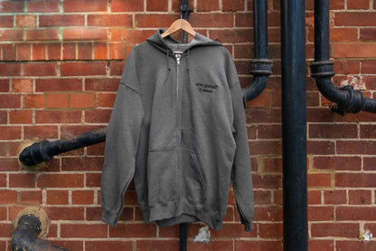 The Call Your Mom Embroidered Zip Up Hoodie