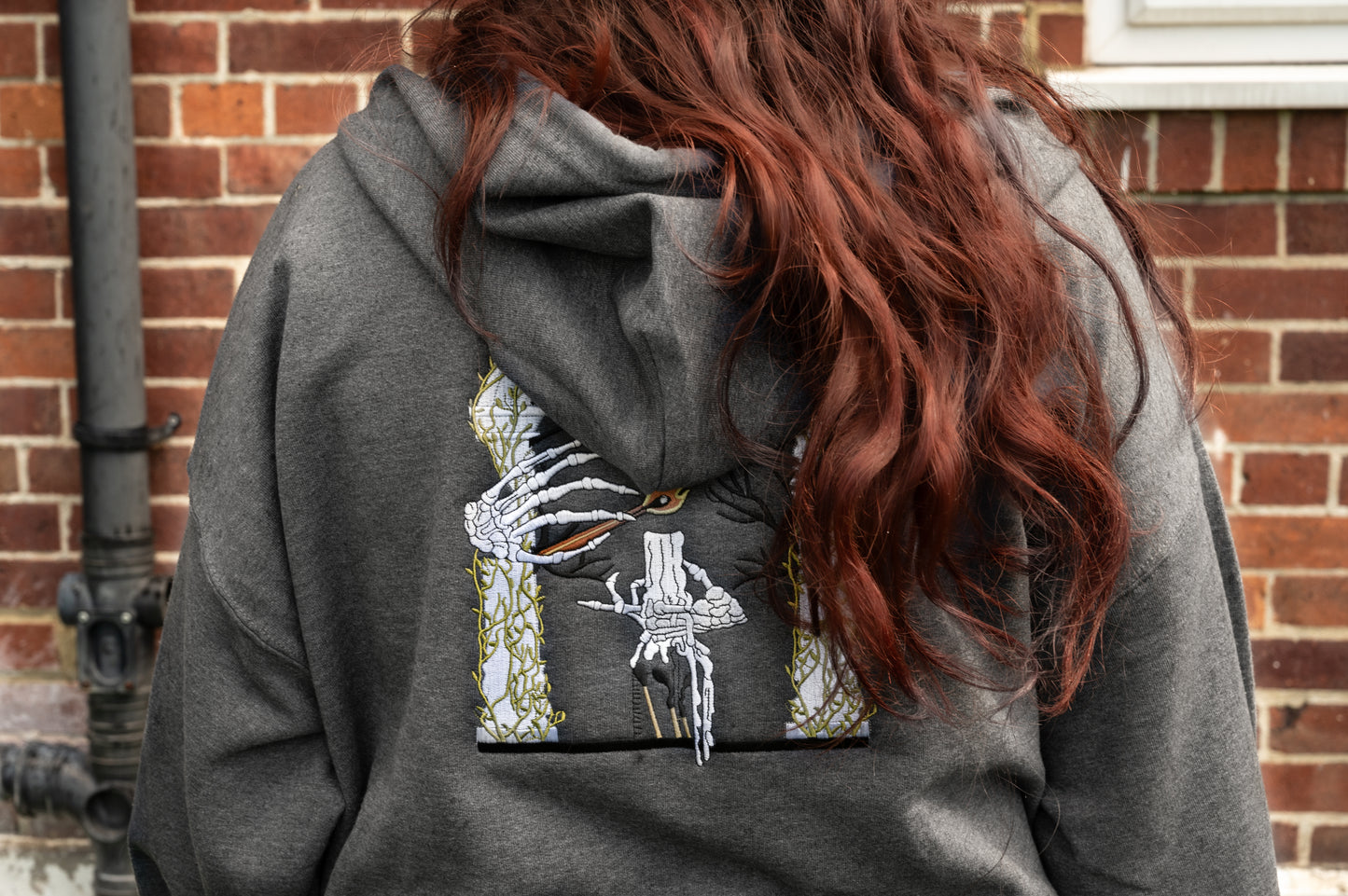 The Call Your Mom Embroidered Zip Up Hoodie