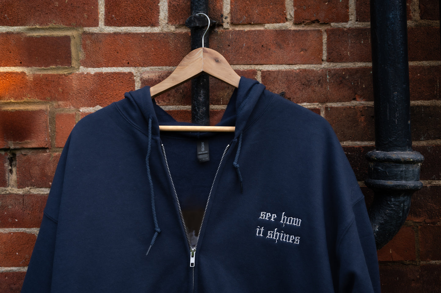 The Abstract Embroidered Zip Up Hoodie