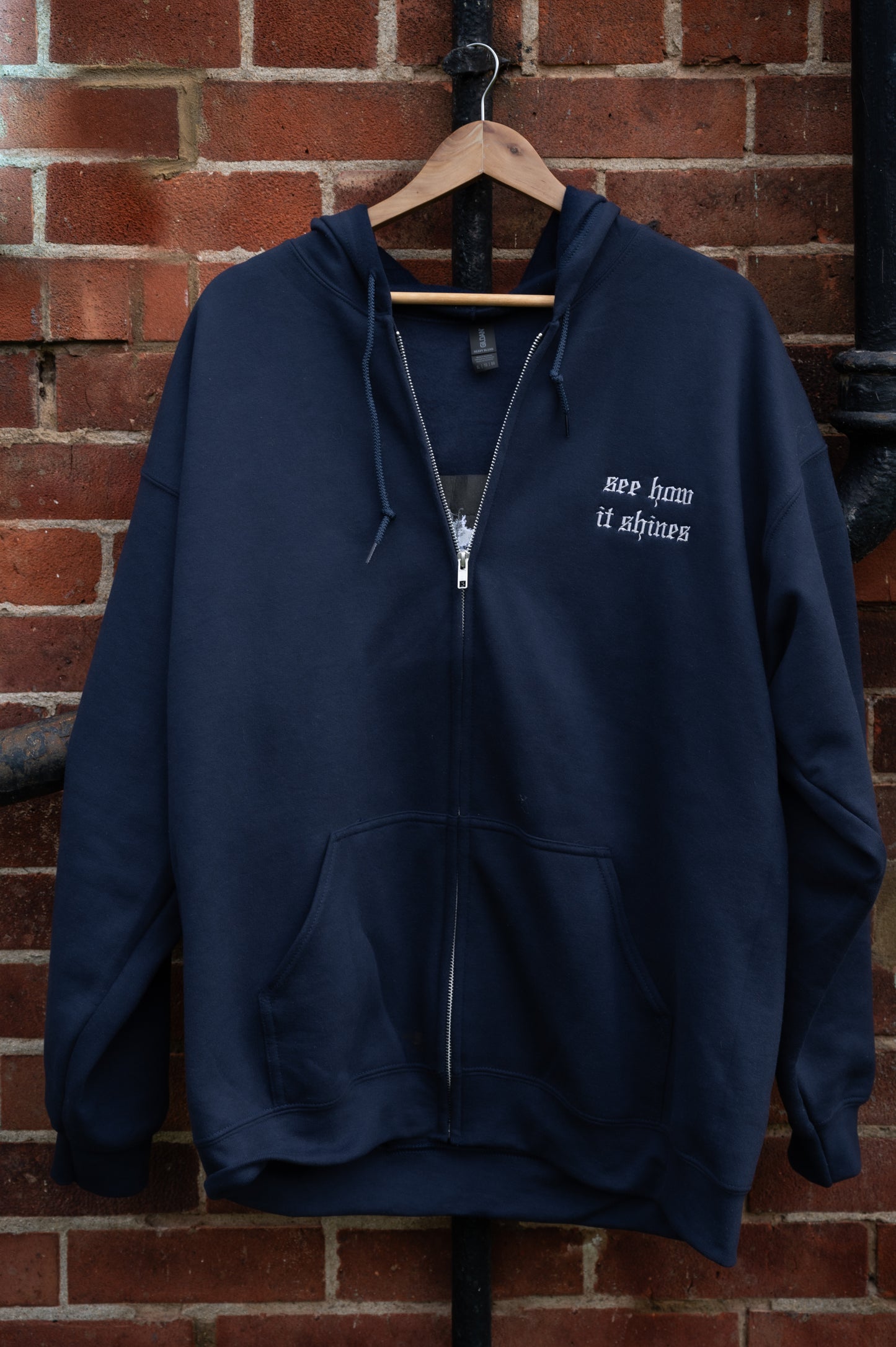 The Abstract Embroidered Zip Up Hoodie