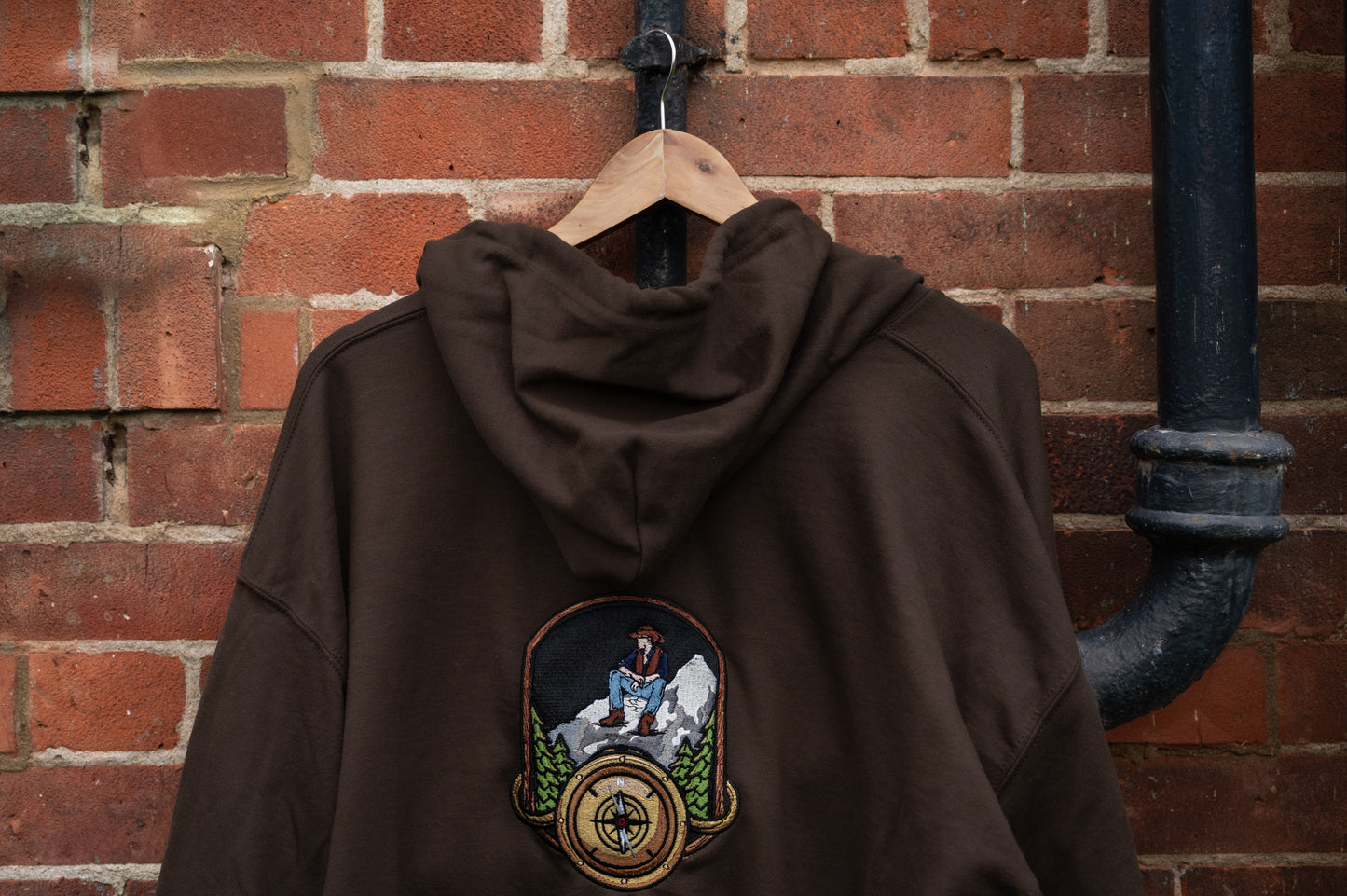 The Northern Attitude Embroidered Zip Up Hoodie