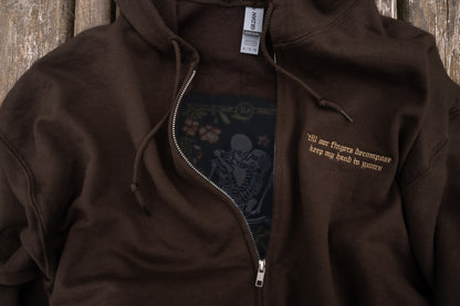 The Everywhere, Everything Embroidered Zip Up Hoodie