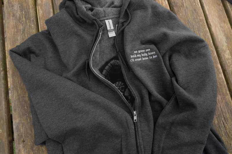 The Work Song Embroidered Zip Up Hoodie