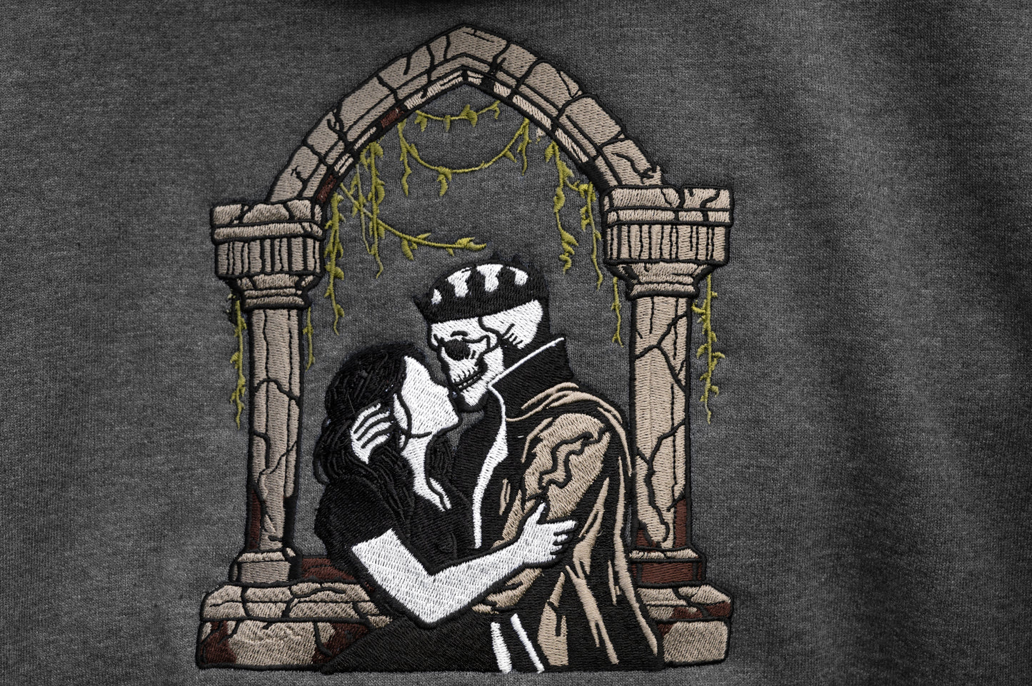 The Work Song Embroidered Zip Up Hoodie