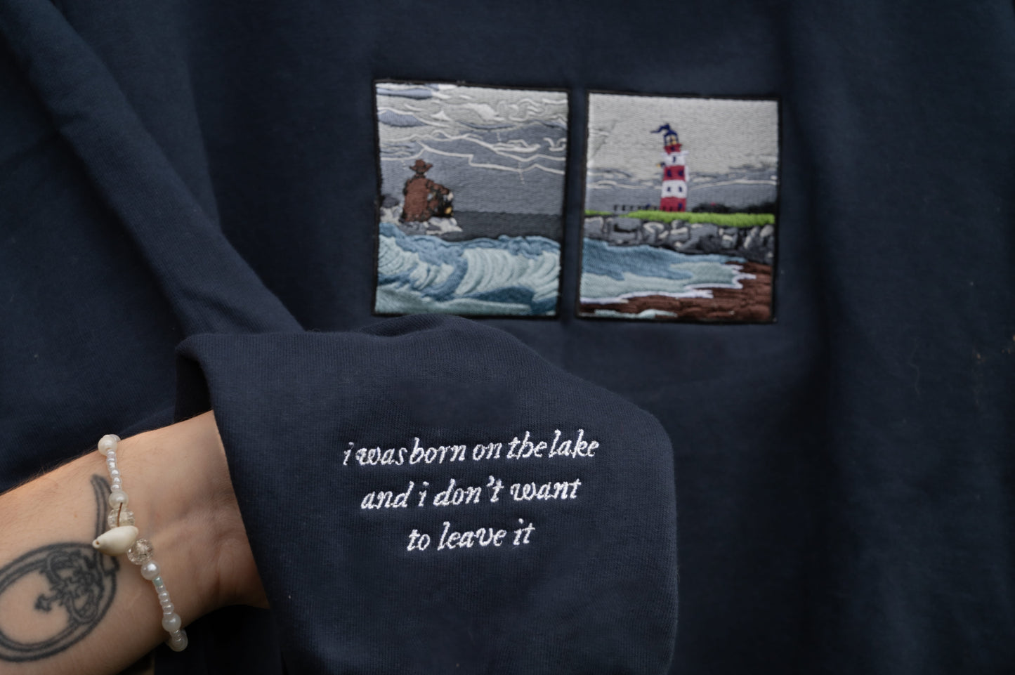 Sleeve embroidery detail The Ghost on The Shore - The Ghost on The Shore lyrics - Lord Huron