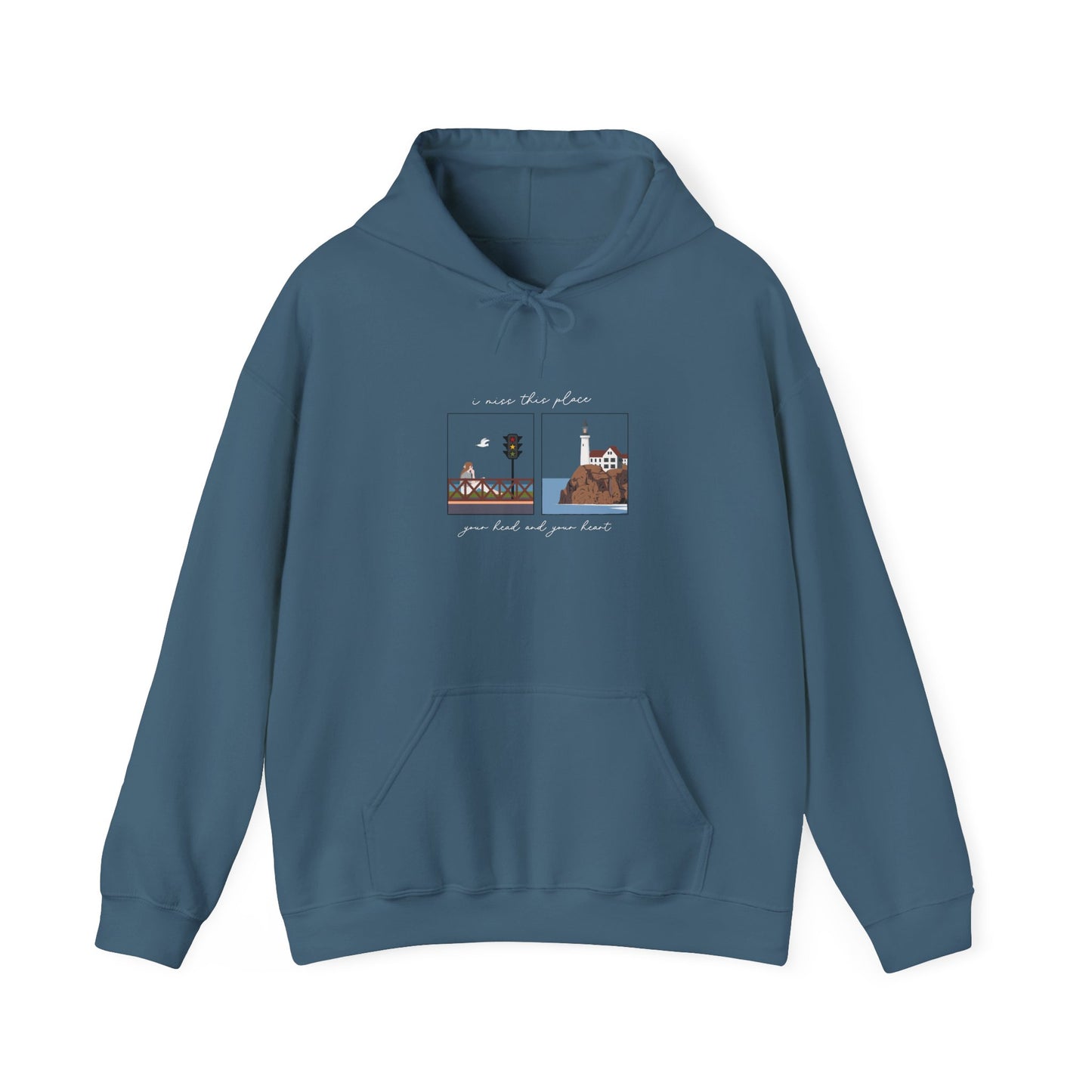 The Maine Embroidered Sweatshirt / Cotton Tee / Hoodie
