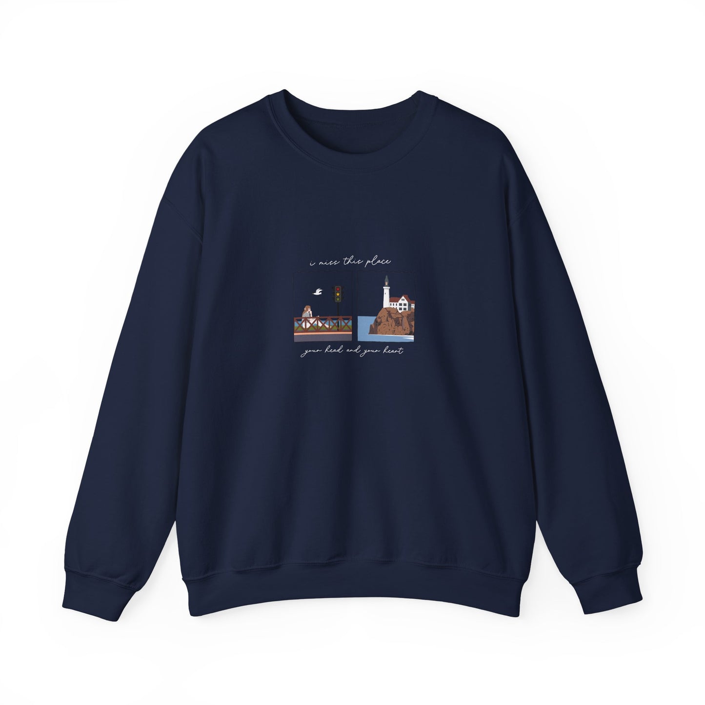 The Maine Embroidered Sweatshirt / Cotton Tee / Hoodie