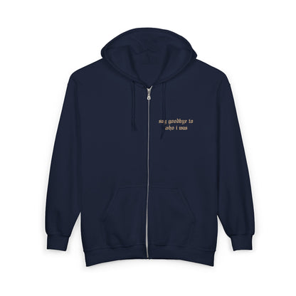 The Meet Me In The Woods Embroidered Zip Up Hoodie