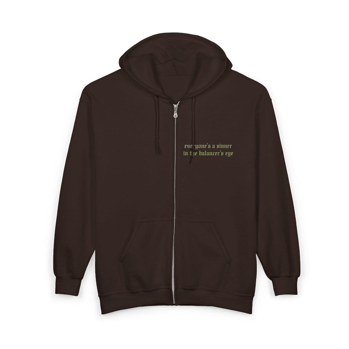 The Balancer's Eye Zip Up Hoodie
