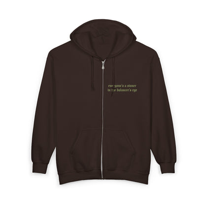 The Balancer's Eye Zip Up Hoodie