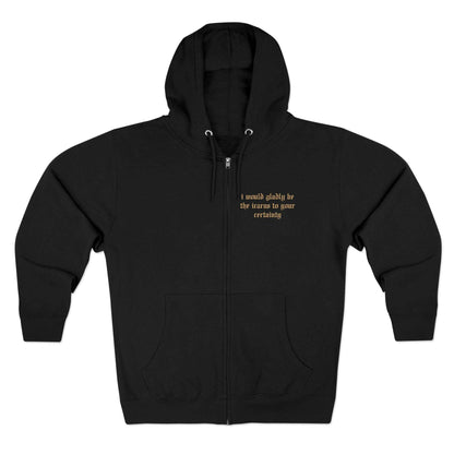 XL Black Sunlight Zip Up Hoodie - Ready to Ship