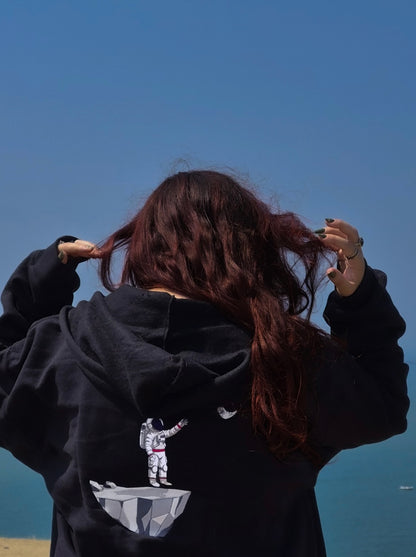 The Orbiter Embroidered Zip Up Hoodie